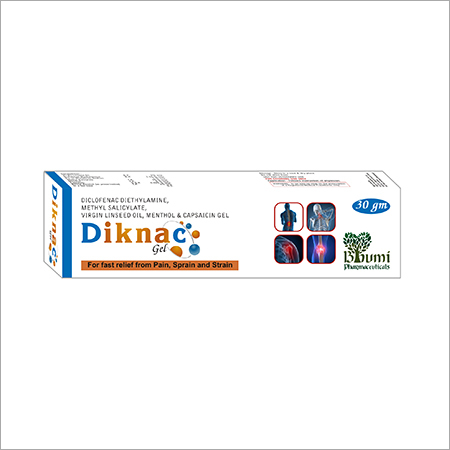 Linseed oil+Diclofenac Diethylamine+Methyl Salicilate & Menthol Gel