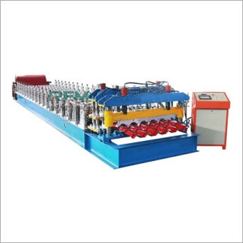 Stone Coated Roof Tile Sheet Making Machine - Blue and Yellow 3000 kg Automatic Operation Laser Technology | High Performance Energy Efficient Easy Operations