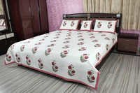 Decorative Block Print Bedsheet