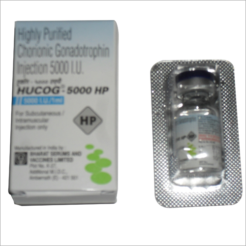 Chorionic Gonadotropin Injection - 5000 IU Injection Vial | Ovulation Induction Infertility Treatment Hormone Regulation Testicle Descent Aid