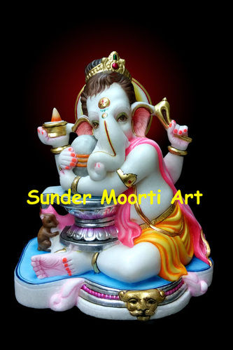 Marble Shivling Ganpati Statue