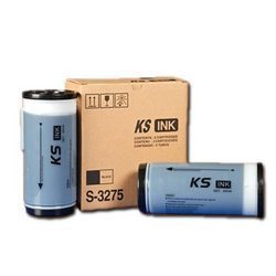 Riso KS Ink Cartridge - Plastic, Variable Size, Gray | Easy Install, Durable Ink, For Riso Printers