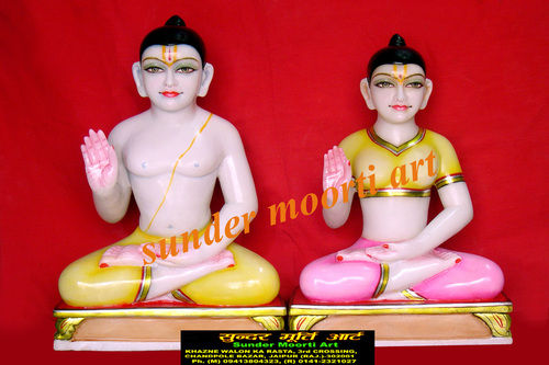 Marble Ram Pariwar Statue