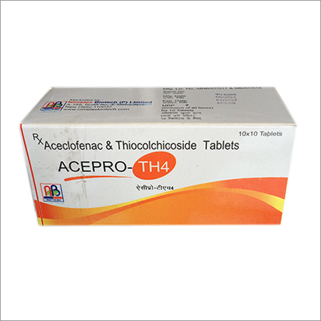 Aceclofenac & Thiocolchicoside Tablets