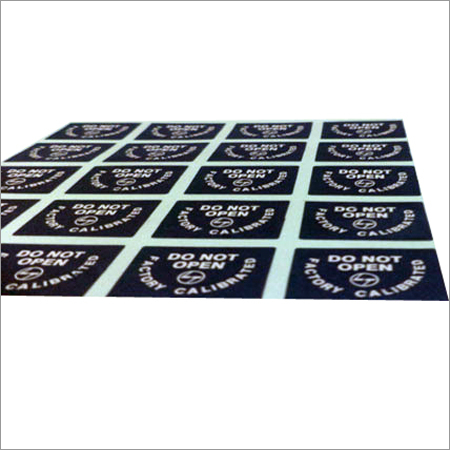 Tamper Evident Labels