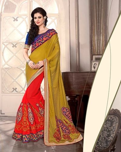 Fancy Designer Latest Exclusive  Heavy Work Saree