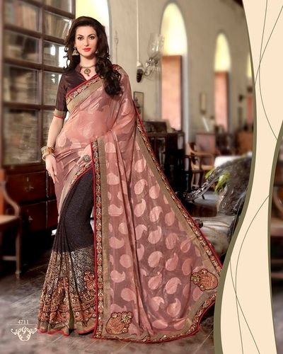 Fancy Designer Latest Exclusive  Heavy Work Saree