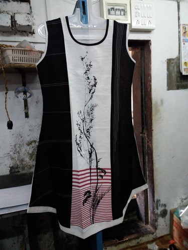 Cotton Centri Print Tree