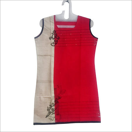 Printed Abstract Kurtis