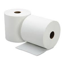 Tissue Paper Roll - Virgin Wood Pulp, 2-Ply Embossed, 680 g | Soft, High Absorbency, Sewer-Safe, Ideal for Washroom Hospitality