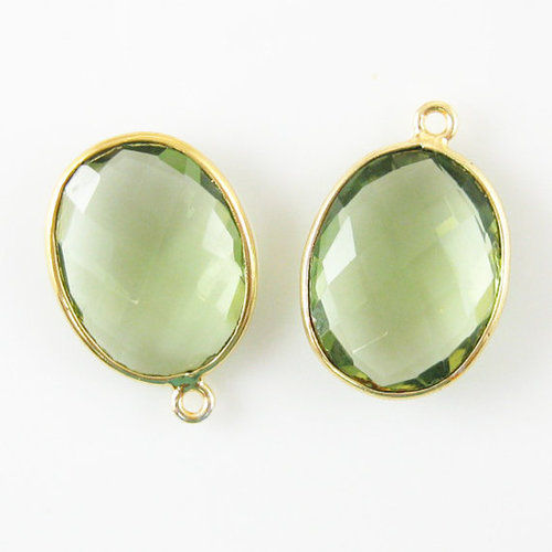 Green Amethyst Quartz Oval