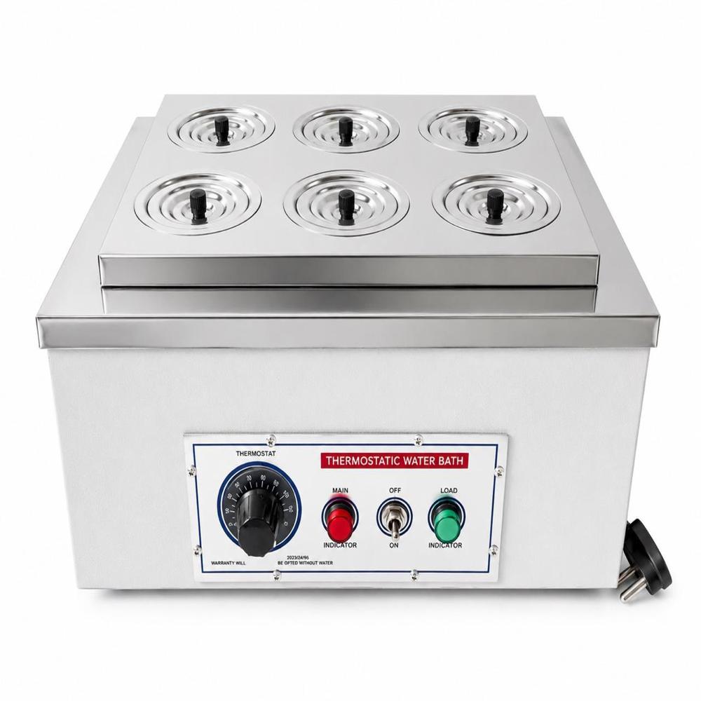 Universal Water Bath With Digital Temperature Control - Stainless Steel 12x9x7 Inch, 220-240V AC 50Hz | Digital Temp Controller, Optional Stirring Arrangement, Accurate to ±0.5°C