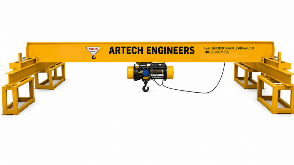 Material Lifting Cranes - Eot Type | Heavy-Duty, Precision Engineered, Enhanced Lifting Capacity, Durable Design