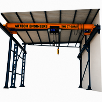 Double Girder Eot Cranes - Heavy-duty Steel, 10 Ton Load Capacity | Smooth Operation, High Lift Height