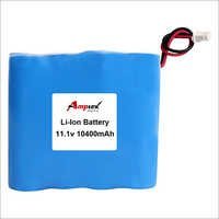 Li-ion Battery Pack 11.1v 10400mah