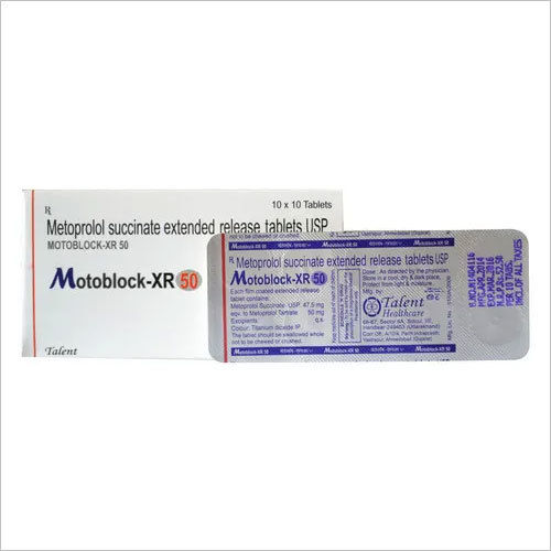 Metoprolol Succinate 50 Mg (Er) Tablets General Medicines