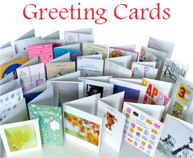 Customized printing on greeting cards