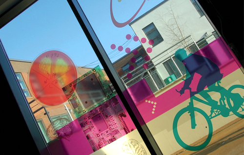 Transparent vinyl printing
