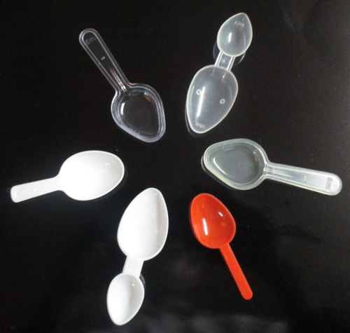 Red Plastic Spoon