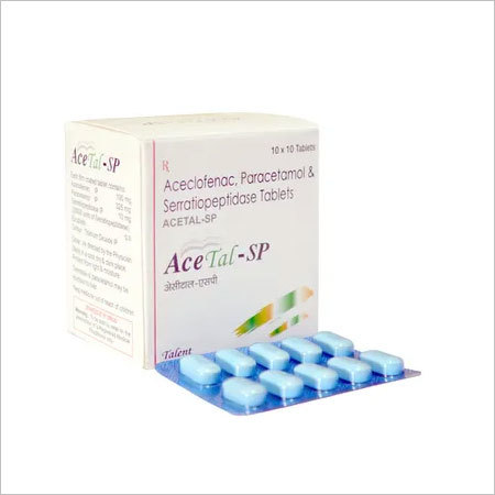 Aceclofenac, Paracetamol & Serratiopeptidase Tablets Drug Solutions
