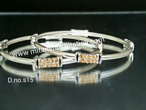 Designer Silver Bangles