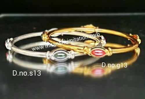 Gold Silver Bangle