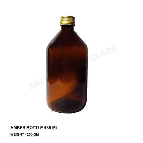 Amber Brown Phenyl Bottle