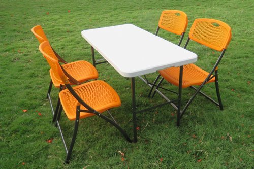 Folding Garden Dining Table-Chairs Set (4+1)
