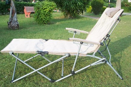 Sun Bed Lounger Chair- With Carry Bag