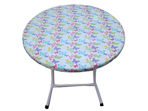 Folding Kids Table-Multicolor Butterfly