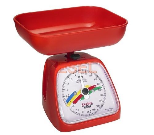 Red Kitchen Weighing Balance