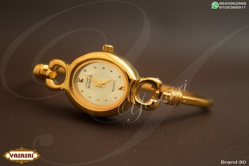 Fancy Watch - Gold Plated, 3.2 mm Thickness | Ruby Stone Accents, Perfect Gift for Women