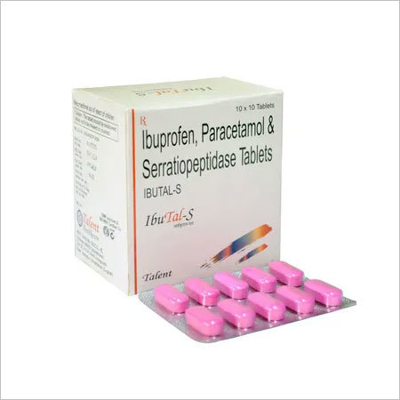 Ibuprofen 400 mg + Paracetamol 325 mg + Serratiopeptidase 10 mg
