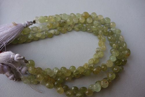 Round Brilliant Cut Grosullar Garnet Faceted Onion