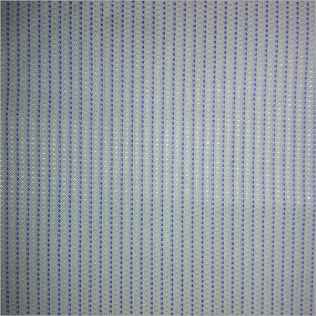 Pale Blue Dobby Weave Fabric, Yarn-Dyed Fabrics