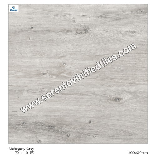 Silver Grey Wooden Vitrified Flooring