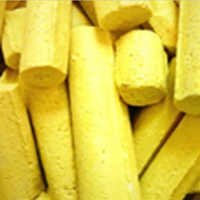 Sulphur Sticks - Quality Tested Sulphur, Cylindrical Yellow Design | Ideal For Refrigeration Leak Detection, Safe Usage With Enhanced Shelf Life