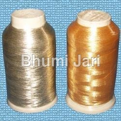 Embroidery Zari Thread - Polyester 0.1mm Gold, 1000m | Lustrous Shine, Fine Texture, Durable, Versatile, Elegant Look