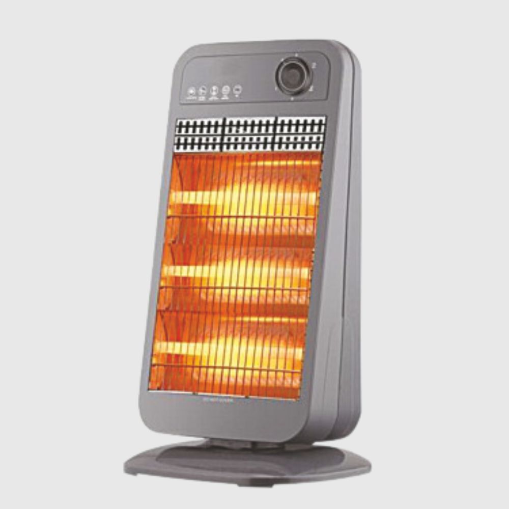 White 1000W Halogen Heater