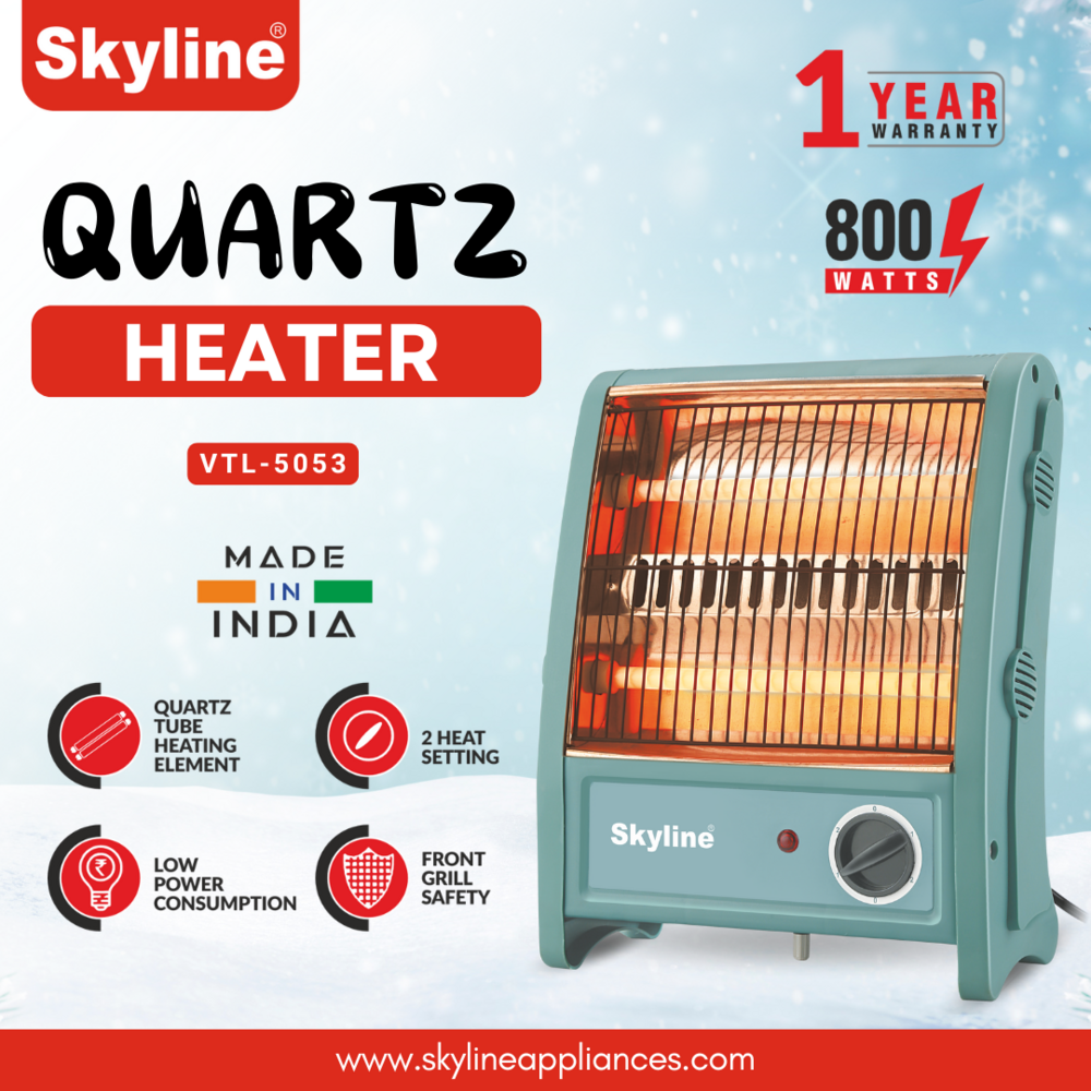 Grey Electric Qutza Heater