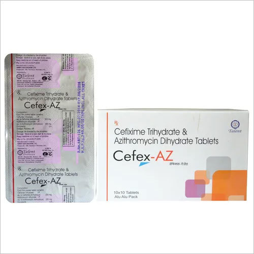Cefixime Trihydrate and Azithromycin Dihydrate Tablets