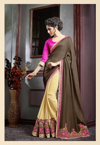  Designer Party Wear Multi Color Georgette Saree 