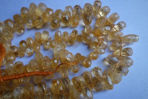 Pear Cut Carnelian Faceted Drops