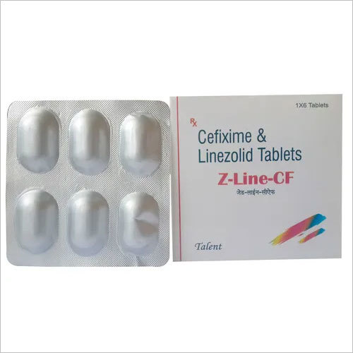 Cefixime 200 mg + Linezolide 600mg