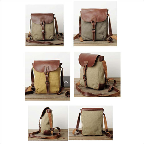 Fashion Canvas Leather Bag By AGILE EXIM PVT. LTD.