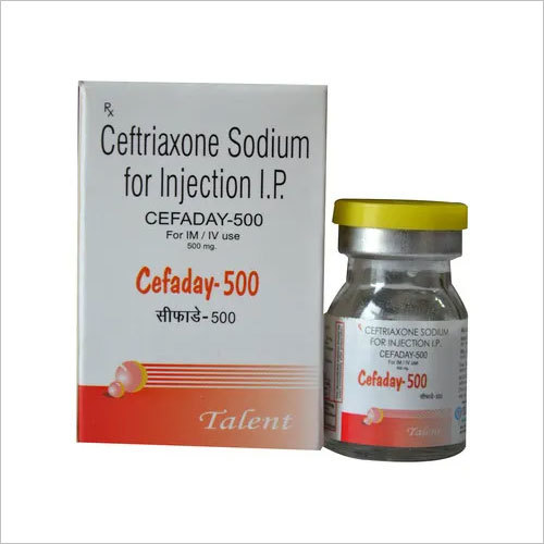 Ceftriaxone Sodium 500 mg.