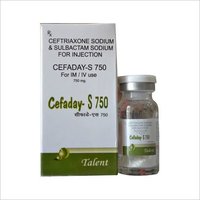 Ceftriaxone 500 mg+Sulbactam 250 mg