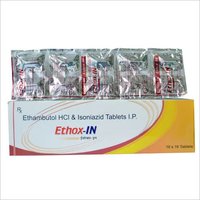 Ethambutol Hydrochloride 800 Mg, Isoniazid I.p 300 Mg - Grade: Tablets