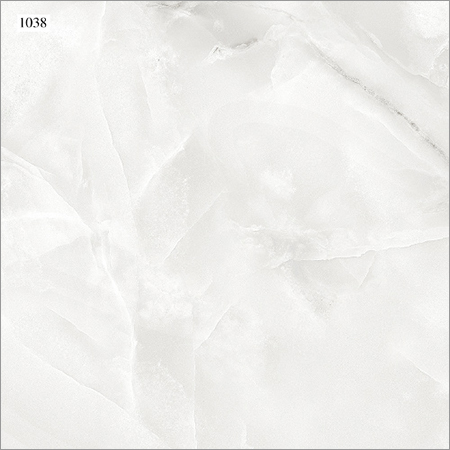 Porcelain Tiles 600 X 600 mm - Ceramic, White, Polished Finish, Water-Resistant, Stain-Resistant, Durable