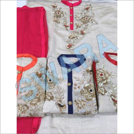 Semi Stitched Suit